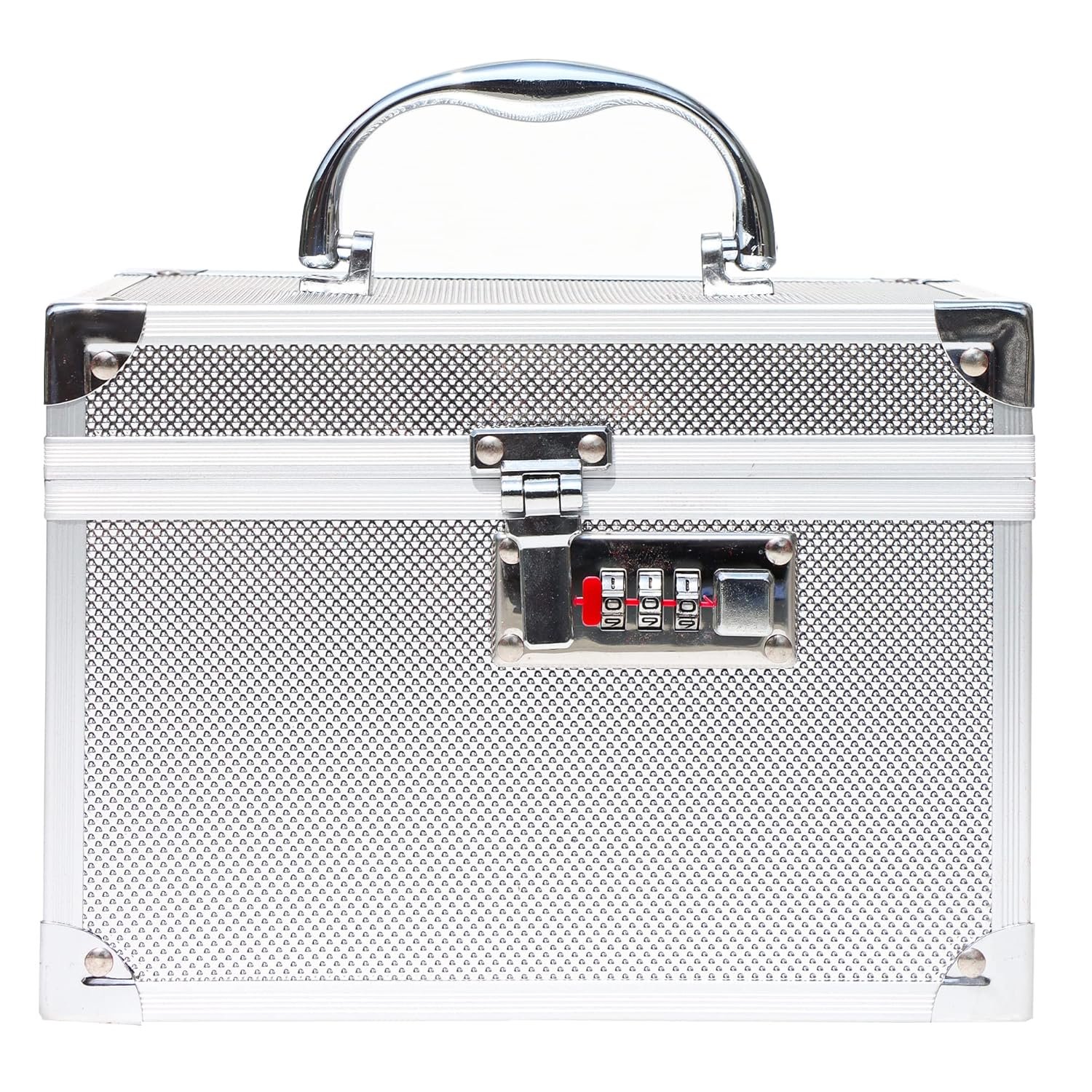 Scalping Bridal Jewellery Organizer with Mirror (Silver)