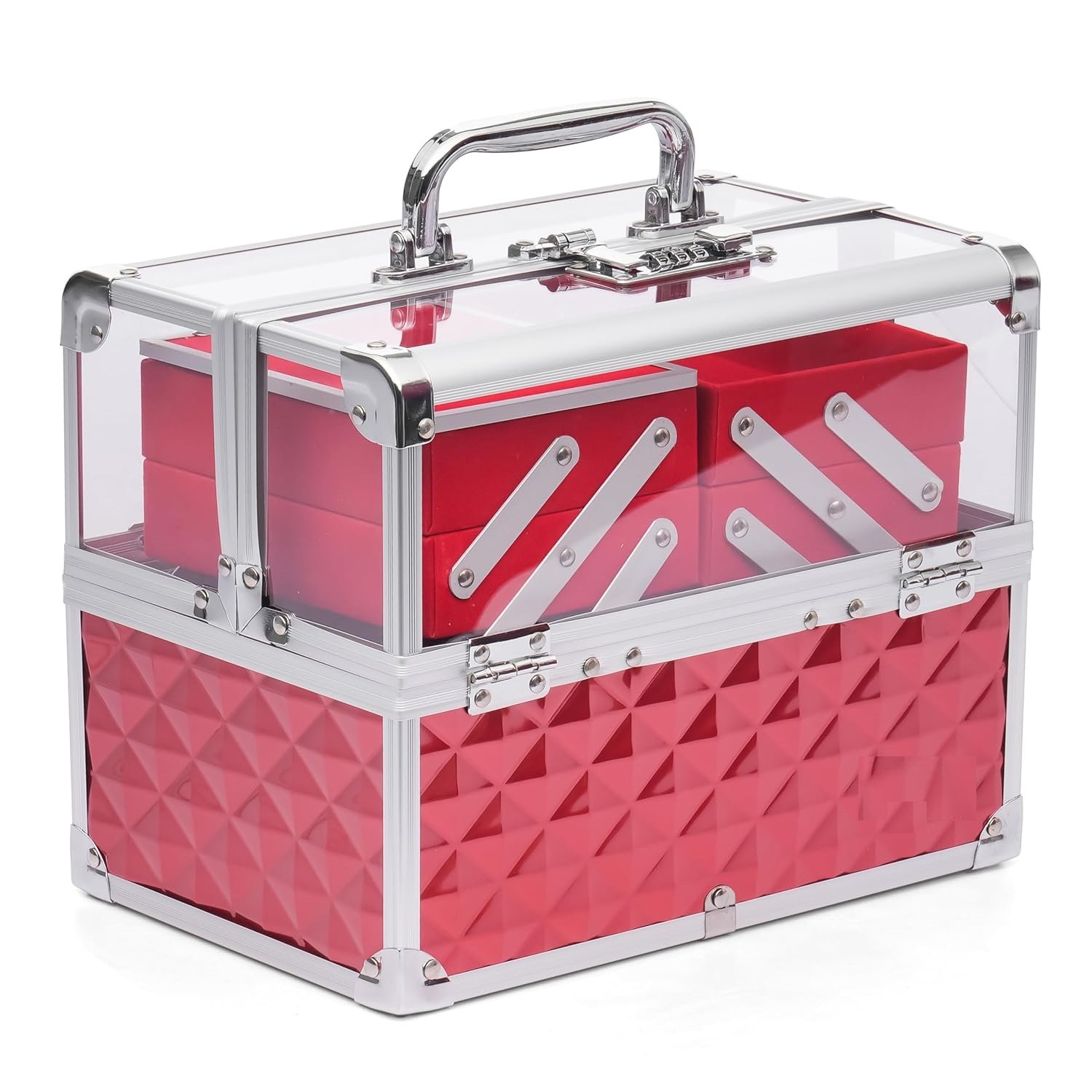 Scalping Shringar Dani Box with Mirror & Trays